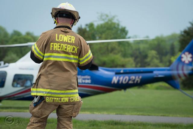 Helicopter Landing - Upper Salford Twp. - 05/15/2013 (Photo Courtesy Of SWeidler Photography)