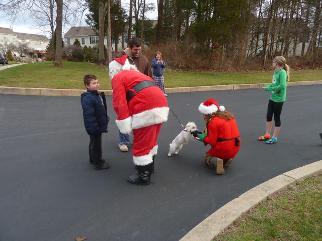 Santa Visits The Boys and Girls Of Lower Frederick - 12/22/2012