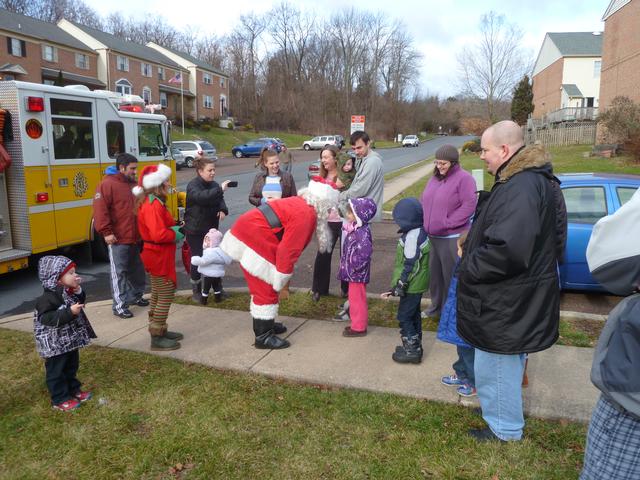 Santa Visits The Boys and Girls Of Lower Frederick - 12/22/2012