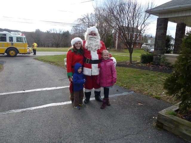 Santa Visits The Boys and Girls Of Lower Frederick - 12/22/2012