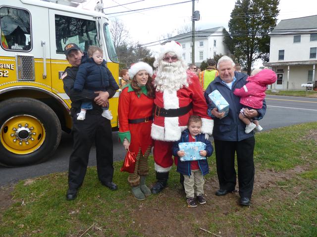 Santa Visits The Boys and Girls Of Lower Frederick - 12/22/2012