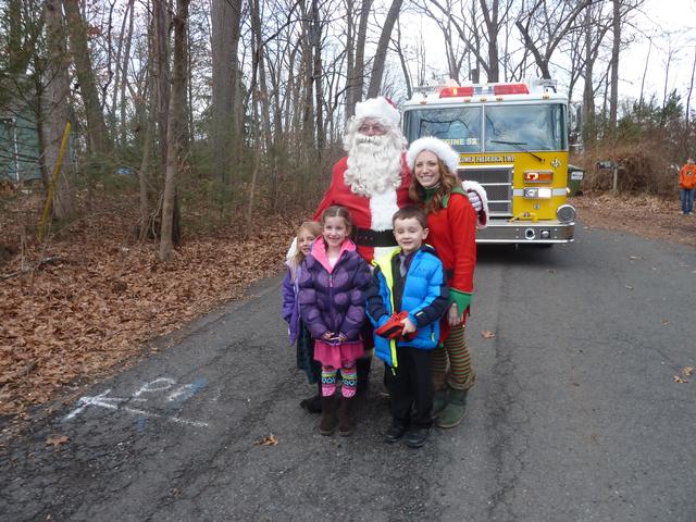 Santa Visits The Boys and Girls Of Lower Frederick - 12/22/2012